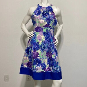 Eliza J. Floral Halter Dress Size S